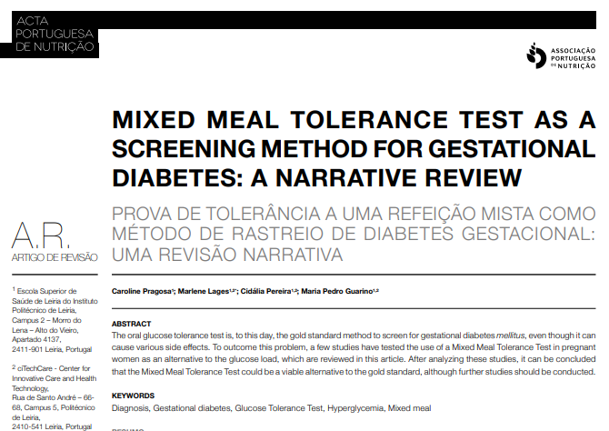 meal tolerance test as a screening methods for diabetes: a narrative review | ciTechcare
