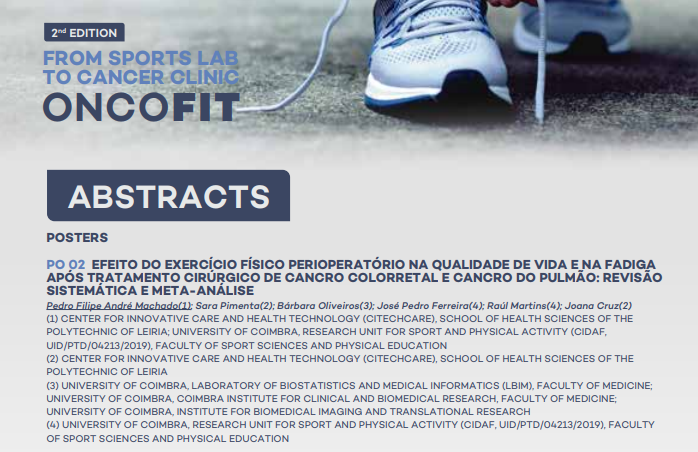 Read more about the article Poster presentation at Oncofit – From Sports lab to cancer clinic